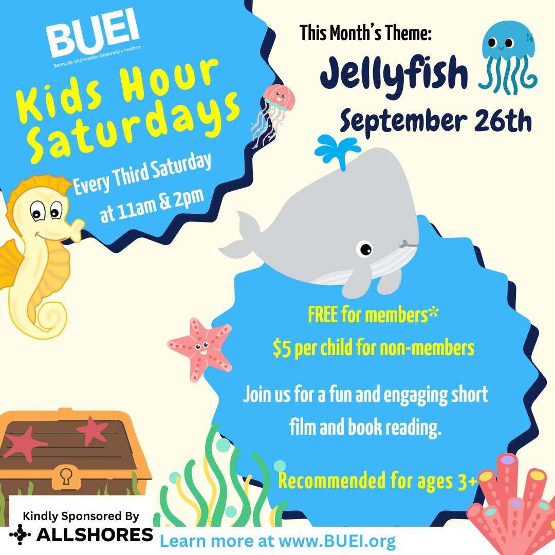 Kids Hour Saturdays – Jellyfish (11am) at BUEI